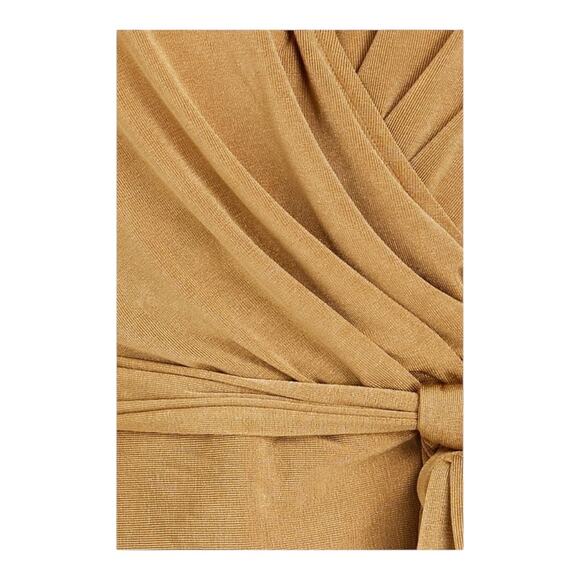 NWT Good American Wrap Effect Stretch Top - Size 6 (US 14) - Picture 4 of 11